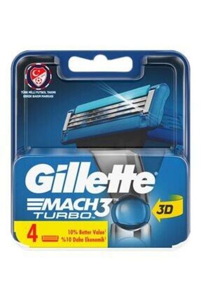 Gillette Mach3 Turbo Spare Head Set of 43014260331306