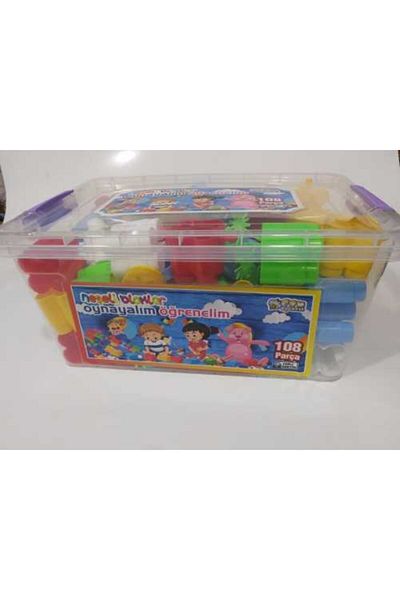 Özmiş Oyuncak Can Toy 108 Pieces Large Size Lego