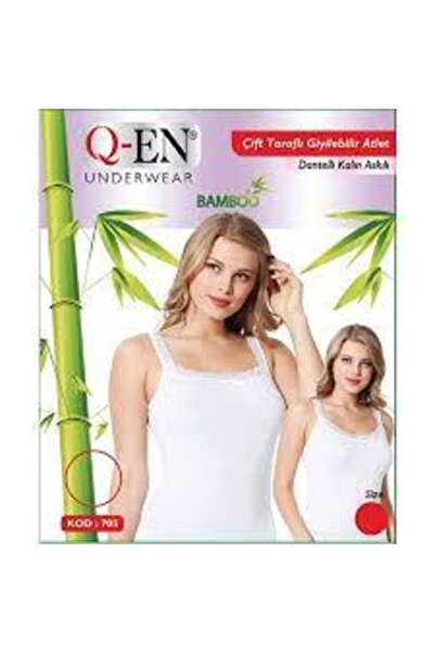 Q-EN 706 Διπλής όψης φορετό εσώρουχο μπαμπού με χοντρό λουράκι