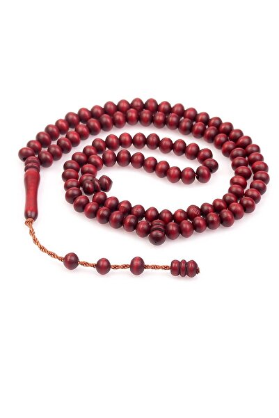 joydizayn Şimşir Ağacı Dua Tesbihi 99luk Namaz Tesbihi Bordo