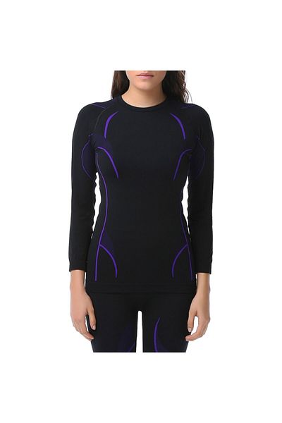 Evolite Lenjerie de corp pentru femei Purple Thermowear Thermal Top