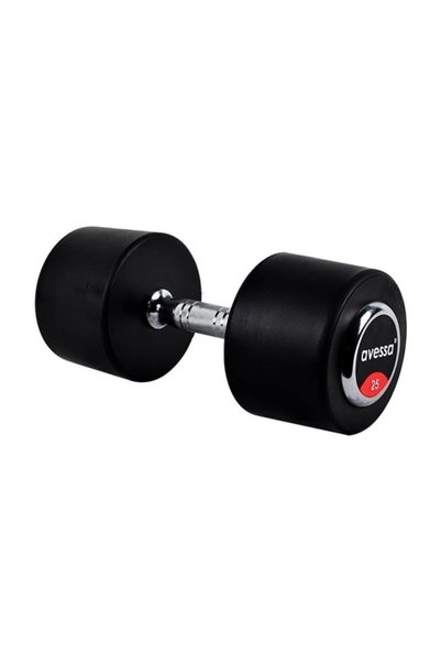 AVESSA 25 Kg Olimpik Dambıl Kauçuk Kaplı Salon Tipi