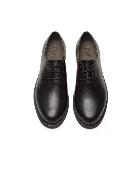 CAMPER Genuine Leather Black Women's Iman Casual Shoes