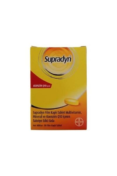 Solgar Supradyn Coenzyme Q10 30 Tablet + Vitamin D3 1000 Iu 100 Capsule