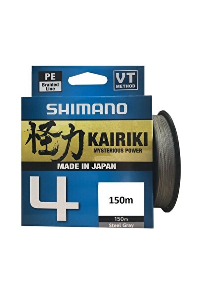 Shimano Kairiki 4 Kat Steel Gray 150 Mt Ip Misina