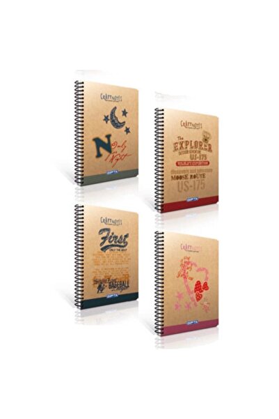Gıpta Craft Notes SprHard Cover A6 100ypChecked Notebook