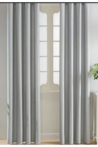 Taç Perdele opace fără pliuri, gri deschis 4500