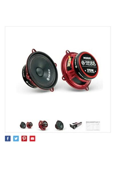 Massive Reiss Audio Rs-m5dx 170 Watt Max Power 13cm Oto Midrange