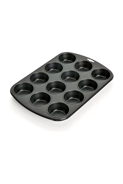 KAISER Pack of 12 Black Kaiser Muffin Molds