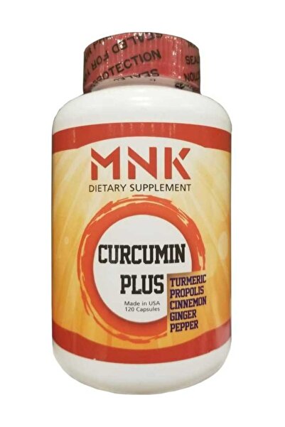Mnk Curcumin (kurkumin) Plus Turmeric Propolis Cinnemon Ginger Pepper 120 Kapsül