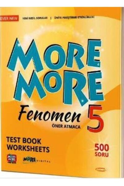 Kurmay Elt Yayınları More And More 5.sınıf Fenomen Test Book Works-2021