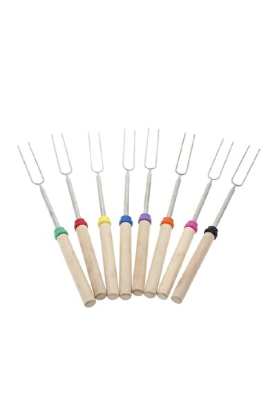 NURGAZ Teleskobik Barbekü Çatalı