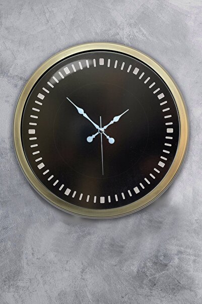 Kasva Concept ساعة حائط معدنية عتيقة مقاس 40 سم