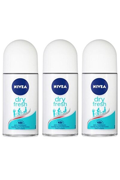 NIVEA Kadın Nıvea Roll On 50 Ml Dry Fresh 3 Adet