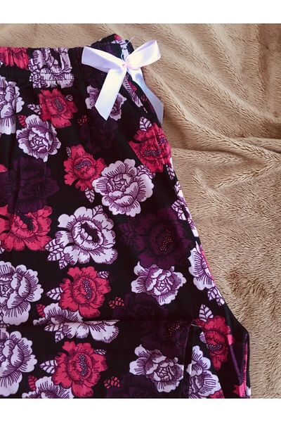 Altınay Women's Pocketless Viscose Summer Women's Pajama Bottoms