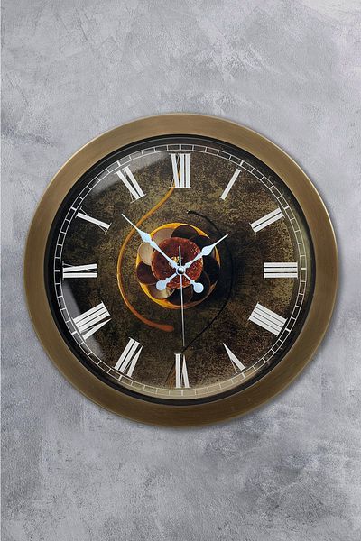 Kasva Concept Antique Metal Kitchen Wall Clock 36 cm