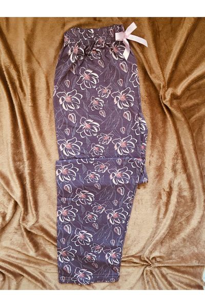 Altınay Women's Pocketless Viscose Summer Pajama Bottoms V44