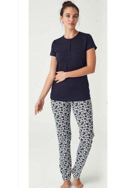 Mod Collection طقم بيجامة نسائي بأكمام قصيرة