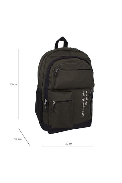 Bagacar 20101 Unisex καθημερινό και σχολικό σακίδιο πλάτης καφέ