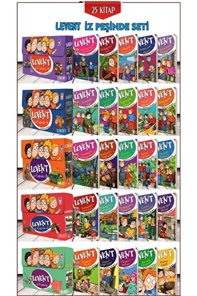 Timaş Çocuk Levent Iz Peşinde Seti 25 Kitap