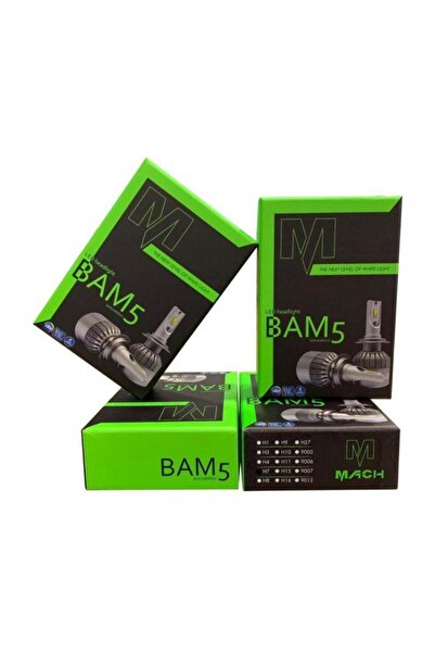 Genel Markalar Mach Bam5 Pro H7 Led Xenon Şimşek Etkili Beyaz - 6400 Lm 6000k