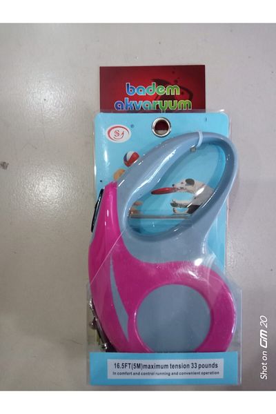 Badem Akvaryum Automatic Roller Dog Walking Collar 5 Mt