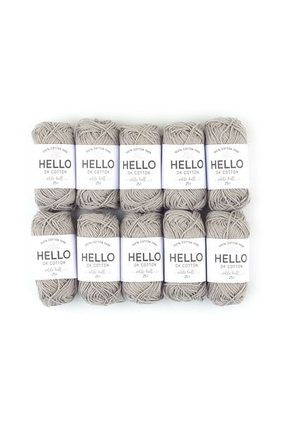 Hello 25 gr Βαμβακερό νήμα πλεξίματος - Dk Cotton Yarn 159