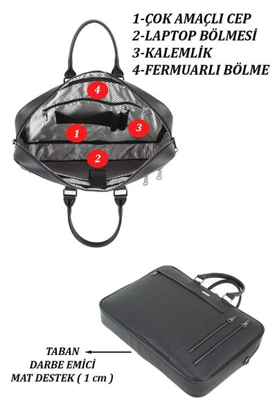 Case Club 17.3 Inch Laptop Handbag with Shoulder Strap Base Mat Supported Waterproof Outer Surface Unisex