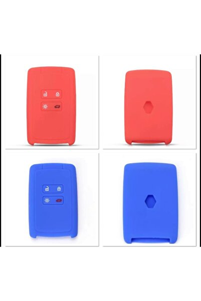 ŞENYILDIZ AKSESUAR قطعتان من غطاء حماية لمفتاح السيليكون Renault Clio 5 Megan...