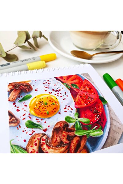 Poli Art Design كراسة رسم Canson The Wall Spiral مربعة مقاس 15 × 15 سم (لأقلا...