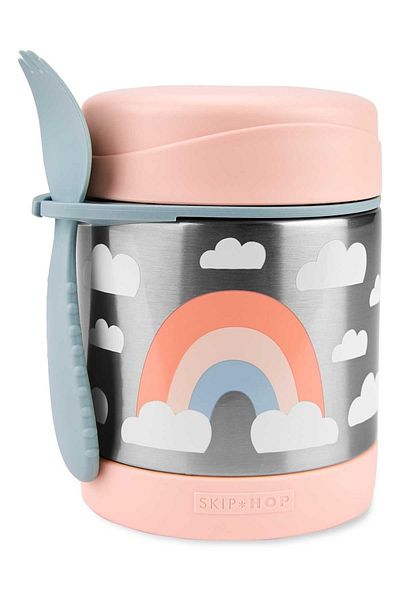 Skip Hop Rainbow Patterned Stainless Steel Thermos