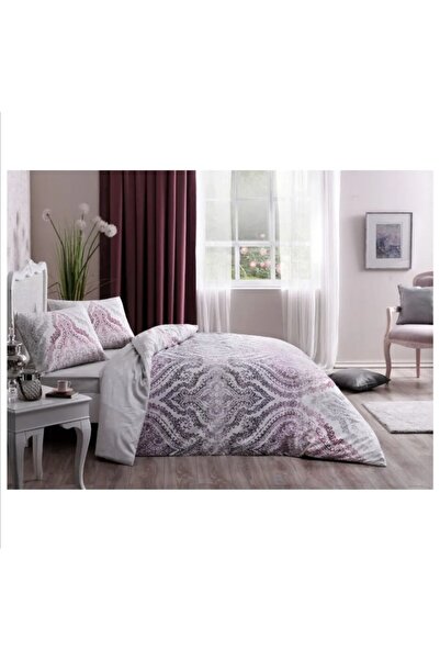 Taç Divina Lila Battal Boy King Nevresim Takımı King Nevresim