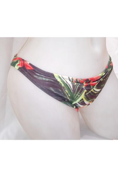 MasmaviMilla Жіночі зелено-темно-сині сліпи-нижня частина бікіні