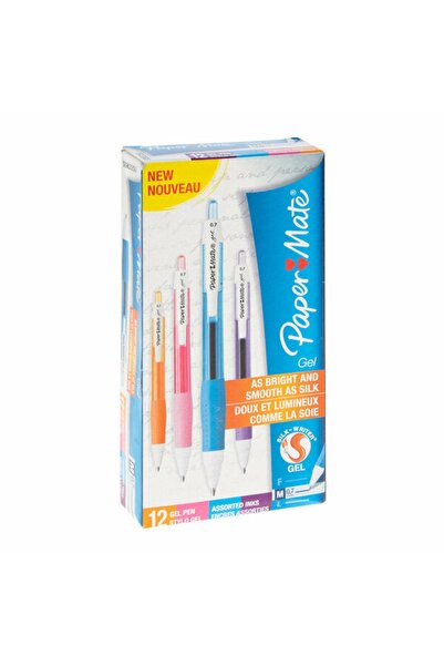 Paper-Mate Paper Mate Jel Kalem 0.7mm Karışık Renkli 12 Adet