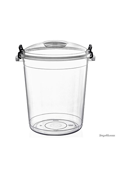 Genel Markalar Şeffaf Kilitli Kapak Bakliyat Kovası 70 Lt - E-583