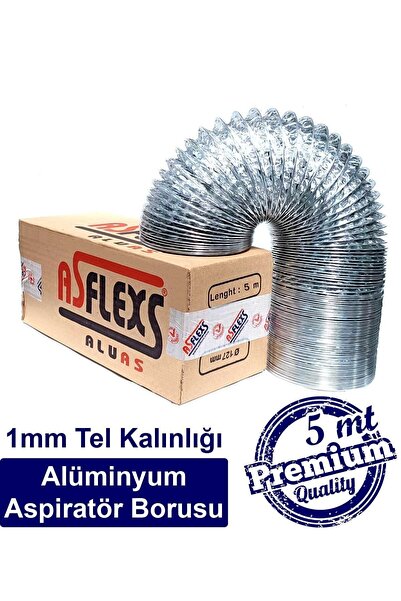 ASFLEXS Aluas 5mt Alüminyum Aspiratör Borusu