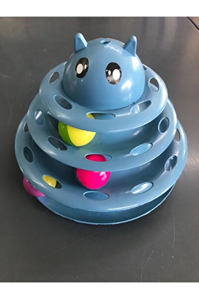 EkVet Cat Toy Three Tiers - Blue 10 Pieces