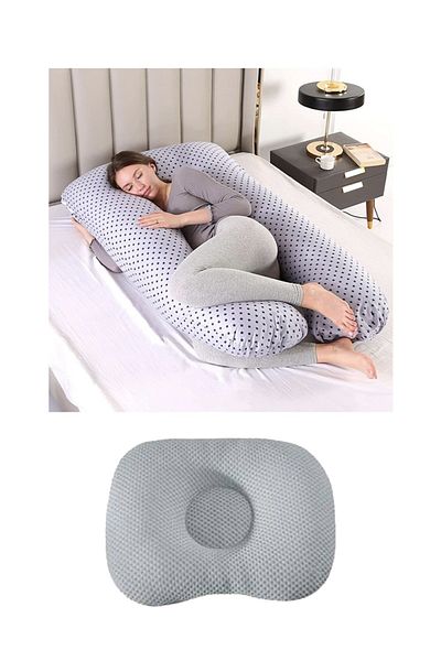 Çınar Reklam & Dış Ticaret Pregnancy Pillow with 5 Different Zone Supports (HEAD SHAPERING PILLOW GIFT)
