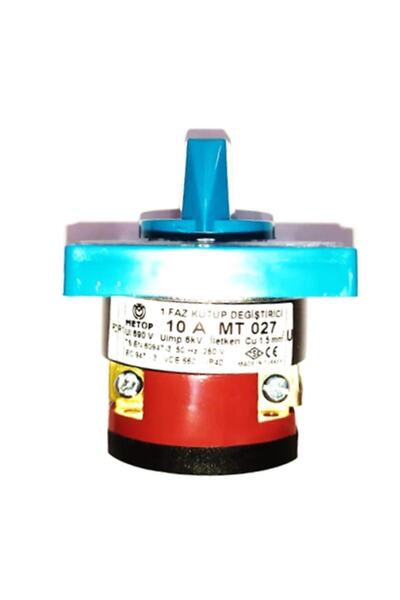 Metop 10 Amper 1-0-2 Kutup Değiştirici Pako Şalter Mt027-10