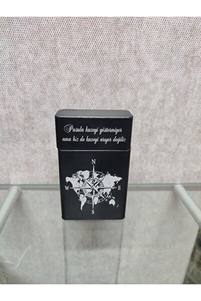sengahenk Kişiye Özel Metal Sigara Kutusu Ve Zippo Çakmak