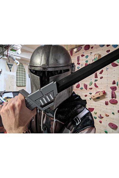 TuransoyCraft Darksaber Star Wars Hareketli Açılıp Kapanabilen Işın Kılıcı (IŞIKSIZ)