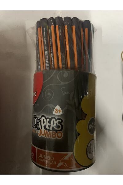Maped Blackpeps Jumbo Kurşun Kalem 46 Adetli Stand