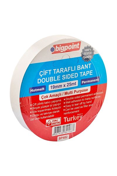 Bigpoint Double Sided Tape 18 Mm X 25 M 1 Piece