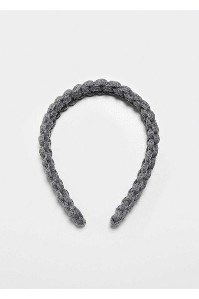 MANGO Kids Gestricktes gemustertes Haarband