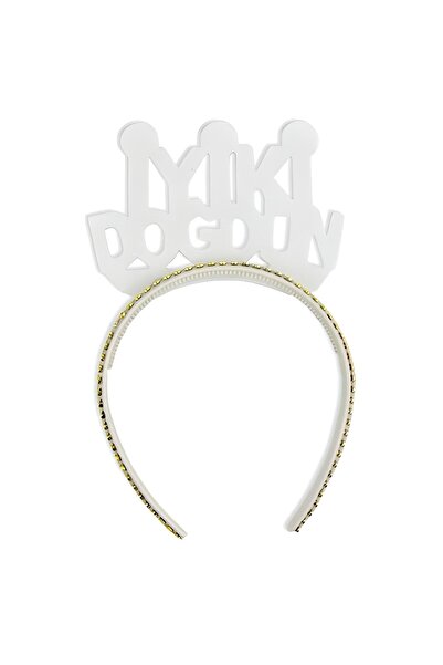 DÜVENCİ TİCARET Eva Taç Set Iyi Ki Doğdun Gold-gümüş-pembe-mavi-kırmızı-beyaz...