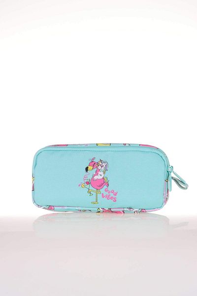 KAUKKO Kids & Love Unicorn Husă creion din piele lacuită cu paiete 24x15x15 (l8068)
