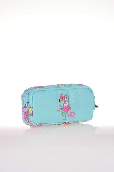 KAUKKO Kids & Love Unicorn Husă creion din piele lacuită cu paiete 24x15x15 (l8068)