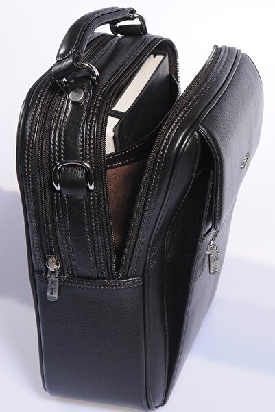 Grande 4589 100% Genuine Leather Men's Handbag Crossbody Bag Brown