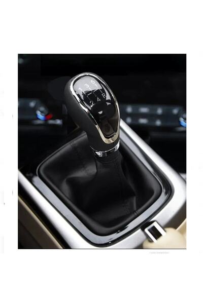 elceystr Compatible With Volkswagen Golf 4 1998-2004 Gear Gaiter Black Leather Black Stitch