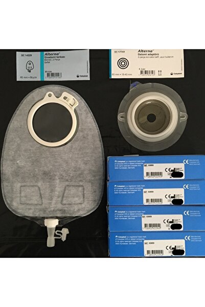 Coloplast Ürostomi Torbası-60 Mm-20 Adet/ostomi Kovenks Adaptör Şeffaf-10 Adet/pasta 60gr-4 Adet
